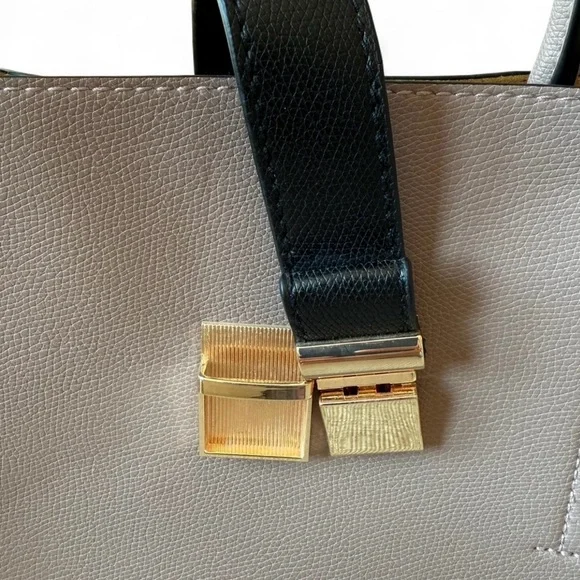 H&M Rose Pink Color Faux Leather Tote Bag - Picture 8 of 8